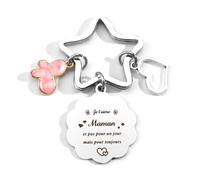 Yritioa Cadeau Maman,Cadeau Fete Des Meres,Cadeaux Anniversaire Maman Pour Sa Future Jeune Maman Moins De 10 Euros,Porte-Clés Meres,Cadeaux Meres Noel