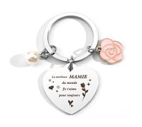 Yritioa Cadeau Mamie,Cadeau Fete Des Grand Mere,Cadeau Grand Mere,Cadeau Anniversaire Mamie,Cadeau Grand Parent,Idee Cadeau Grand Mere,Cadeau Moins De 10 Euros,Porte Clef Mamie,Cadeau Mamie Noel