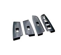 YROHGKPN 1. Couvercle de panneau de commande ABS noir brillant bande décorative texturée antidérapante pour les véhicules des années de construction 2021-2024 Couvercle de commutateur de porte