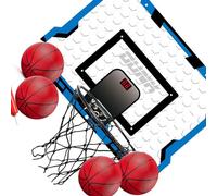 YROHGKPN 1 panier de basket pour enfant avec valeur intelligente, 4 ballons de basket, matériaux ABS, montage facile de la porte, pour kit de sport amusant dans la cour