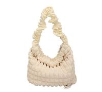 YROHGKPN 2023 NOUVEAU Sac à Main Sac à Bandoulière Grande Capacité Sacs à Bandoulière Polyvalents Plissés Aisselles pour Filles et Femmes Polyvalent et Pratique Sac à Bandoulière Cloud Pliable, Blanc.