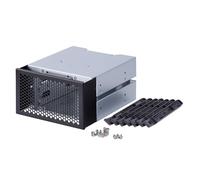 YROHGKPN 3 baies 3 5" 3 disques durs Cage 2 châssis pour ordinateur Boîtier de stockage en métal