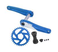 YROHGKPN 3 vis fixent directement un plateau étroit large 34 dents - Plan vide fin compatible avec la plupart des squelettes de cycle - Tige de 24 mm - Pédalier en alliage d'aluminium