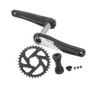YROHGKPN 3 vis fixent directement un plateau étroit large 34 dents - Plan vide fin compatible avec la plupart des squelettes de cycle - Tige de 24 mm - Pédalier en alliage d'aluminium