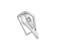 YROHGKPN Accessoire à lèvres au design punk innovant avec creux géométrique avec accent cristal - Matériaux en cuivre - Bijoux pour des looks tendance gothiques, taille unique, comme décrit, Comme