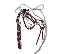 YROHGKPN Accessoire porte-clés de haute qualité pour la décoration de voiture Pour mettre en valeur votre style lors d'occasions sociales. Utilisez une clé de voiture unique, Lettres à nœud rouge vin