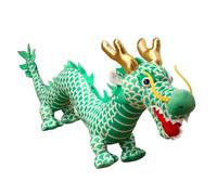 YROHGKPN Accessoires de Nouvel An chinois, coussin décoratif, cadeau de fête, poupée de dragon mignonne, Loong sympa signe du zodiaque chinois, peluche, dragon en peluche, peluche