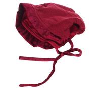 YROHGKPN Accessoires de photographie pour bébé Princesse Hiver Dentelle Enfant Chapeaux de soleil Petite Fille Infant Coton Capot Casquettes Vintage, a, taille unique