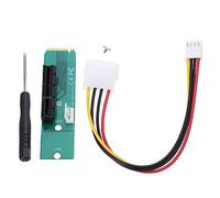 YROHGKPN Adaptateur de carte M2 vers E 4X avec grand câble d'alimentation 4 broches, prend en charge 2260/2280 M2 SSD, ordinateurs portables, accessoires, câble d'alimentation