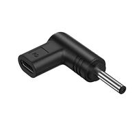 YROHGKPN Adaptateur de charge USB C femelle vers connecteur d'alimentation 40 mm de longueur convient pour appareil photo d'ordinateur portable prise femelle vers mâle