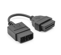 YROHGKPN Adaptateur de voiture portable 9 broches pour diagnostic de voyage pratique Lecture rapide des erreurs Code d'erreur suppression Connecteur Vhbw