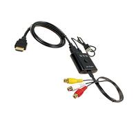 YROHGKPN Adaptateur HDTV avec rapport d'aspect commutable, structure en plastique, parfait pour les appareils audio vidéo et les jeux rétro vers HDTV Link