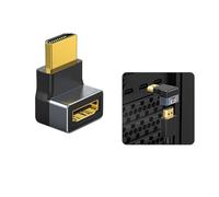 YROHGKPN Adaptateur HDTV2.1 vers 8K avec coque en aluminium renforcé et blindage avancé pour sortie vidéo auditive ininterrompue connecteur de caméra de diffusion en direct