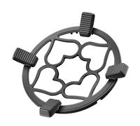 YROHGKPN Adaptateur Wok en fonte antidérapant pour cuisinière Accessoires de poêle Grille de foyer en fonte