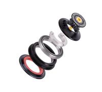 YROHGKPN Alliage léger - Tube de direction - Roulement d'étanchéité - Double logement - Port conique - Intégration de fourche - Casques usinés avec roulement d'étanchéité