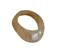 YROHGKPN Anneaux en résine épais et empilables en forme de dôme coloré et épais, bijoux empilables tendance, cadeau, ensemble de connexion coloré, comme décrit