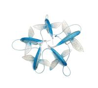 YROHGKPN Appât à la mouche avec œil 3D réaliste, espace de crochet dissimulé, rotation à 360 °, design d'écailles réalistes pour appâts, appâts d'attraction pour poissons