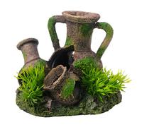 YROHGKPN aquariums, vieux verres artificiels, pots, décorations, accessoires d'aquarium, art marin, décorations, décoration d'aquarium