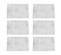 YROHGKPN AquaticSupply Lot de 6 filtres pour réservoir de poisson, grille de sol, plateau isolant, plateau de séparation, bac à poissons, diffuseur de lumière EggCrate