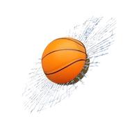 YROHGKPN Autocollant de fenêtre 3D Illusions résistant aux intempéries qui simule le coup de balle pour un plaisir automobile durable - Autocollant de fenêtre - Autocollant de frappe de balle de