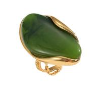 YROHGKPN Bagues en résine tendance et confortables, bijoux en acier inoxydable avec design anti-ternissement, idéales pour les tenues décontractées et les vêtements formels, bagues empilables