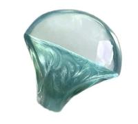 YROHGKPN Bagues tendance en résine multicolore lisse ajustement confortable hypoallergénique tendance nacré accessoire à offrir anneau intérieur émaillé nacré, comme décrit