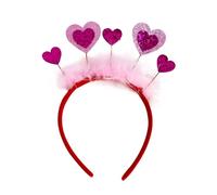 YROHGKPN Bandeau décoratif pour Saint-Valentin, festival, fête, cœur plaqué or, serre-tête, mariage, vacances, fête, accessoire de Saint-Valentin