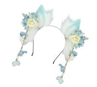 YROHGKPN Bandeau en peluche avec oreilles d'animal pour anime, tendance, design élastique, couvre-chef confortable pour fête costumée de scène, ornement de cheveux d'oreille