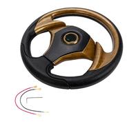 YROHGKPN Base de direction fine de 33 cm en aluminium avec revêtement PU antidérapant - Manipulation sans effort - Pour les mises à niveau de véhicules - Direction ergonomique du véhicule