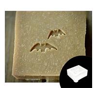 YROHGKPN Bloc de tampons pour savon d'Halloween fait à la main, fabrication de savon naturel, chapitre acrylique pour enfants et adolescents créatifs et bloc de tampon acrylique transparent