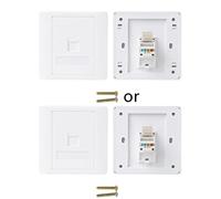 YROHGKPN Bloc multiprise d'ordinateur de type 86 CAT5E Module réseau RJ45 Prise d'interface de câble