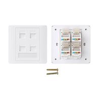 YROHGKPN Bloc multiprise d'ordinateur de type 86 CAT5E Module réseau RJ45 Prise d'interface de câble