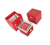 YROHGKPN Boîte à bijoux en acrylique Surfaces faciles à nettoyer pour un usage quotidien Cadeau romantique pour elle Organisateur de bijoux