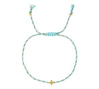 YROHGKPN Bracelet vivant, en corde de coton quadriche, robuste, avec pendentif en forme de croix, pour hommes et femmes tendance, taille unique, comme décrit