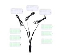 YROHGKPN Câble d'alimentation USB universel de 110 cm de long 3 en 1 sur batterie C pour lampes de poche, jouets, bougies, cuisinières à gaz, chauffe-eau et plus encore électrique de batterie C vers