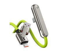 YROHGKPN Câble de charge rapide, téléphone, tablette, pliable, 240 W, support de téléphone pliable, câble de données, câble de rechange pour plusieurs appareils