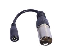 YROHGKPN Câble de conversion DC5521 vers C13 / XLR pour ventilateur de lumière LED 5,5 x 2,5 mm / 8,0,6 mm mâle 5,5 x 2,1 mm