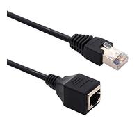 YROHGKPN Câble d'extension RJ45 Cat6 Lan mâle vers femelle pour modem routeur pour ordinateur intelligent Lapto Ethernet Blanc