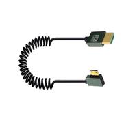 YROHGKPN Câble HDTV 8K vers HDTV de haute qualité avec design ergonomique pour un branchement et un débranchement faciles Assure une transmission stable. Câble rétractable à ressort