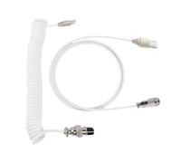 YROHGKPN Câble spiralé pour claviers mécaniques, USB C vers USB A, pour une meilleure configuration de bureau et une gestion des câbles, connecteurs aéronautiques amovibles