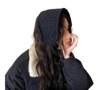 YROHGKPN Cache-oreilles d'hiver élégants, bandeau simple, bandeau chaud, doublure douce, taille réglable pour filles, couvre-oreilles d'hiver pour femmes, enfants, filles, grand paquet, Noir , taille