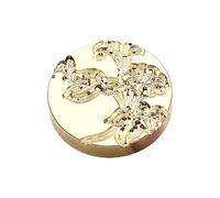 YROHGKPN Cachet de cire en forme de fleur - Petite marguerite en relief - Pour enveloppes, invitations de mariage, décoration, cartes d'invitation de mariage