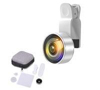 YROHGKPN Cadre en métal robuste - Objectif grand angle pour téléphone - 10 x avec image de 120 degrés - Appareil haute résolution pour des photos claires et distorsions faciles