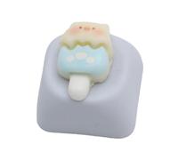 YROHGKPN Capuchons de touches en résine faits à la main Cadeau pour les claviers PC Pour la plupart des commutateurs de clavier mécaniques Dessin animé ESC Piggy Installation facile