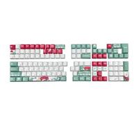 YROHGKPN Capuchons de touches ergonomiques OEM russes pour les amateurs de clavier 61/64/68/75/98/104/108 pour améliorer la saisie