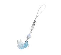 YROHGKPN Chaîne pendentif poisson rouge artiste multi-usages articles de bricolage en acrylique accessoires pour contacts électroniques et portefeuilles porte-clés poisson vif bijoux, bleu, taille