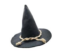 YROHGKPN Chapeau de sorcière créatif épouvantail pour Halloween, fête sur le thème essentiel, couvre-chefs pour différents âges, chapeau de jeu de rôle