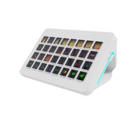 YROHGKPN Clavier avec 32 macros programmables et console de commande visuelle pour jouer et programmer efficacement le clavier de jeu