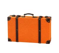 YROHGKPN Coffre de rangement décoratif combinant structure en bois et design vintage en cuir, valise portable style européen