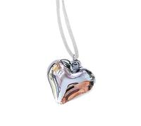 YROHGKPN Collier avec pendentif en forme de cœur, chaîne de clavicule tendance, collier en corde, bijou Y2K, tenue quotidienne, argent, comme décrit, Comme décrit